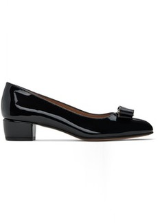 Ferragamo Black Vara Bow Heels