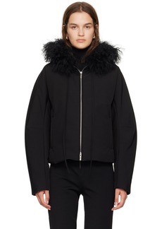 Ferragamo Black Zip Jacket