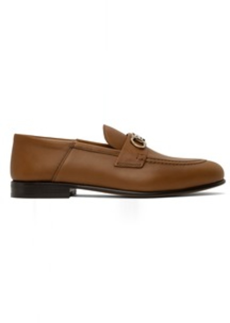 Ferragamo Brown Ottone Loafers