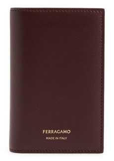 FERRAGAMO Classic Leather Passport Wallet