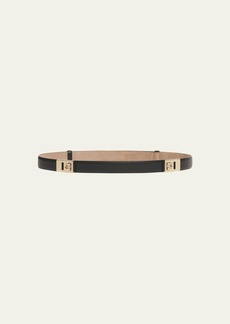 Ferragamo Double Gancini Leather Belt