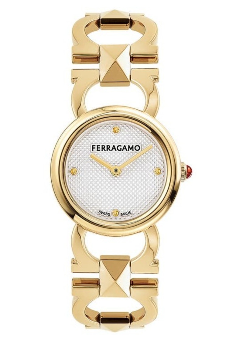 FERRAGAMO Double Gancio Bracelet Watch