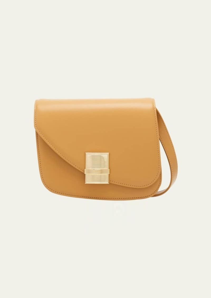 FERRAGAMO Fiamma Small Leather Crossbody Bag