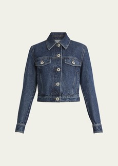 Ferragamo Fitted Denim Jacket