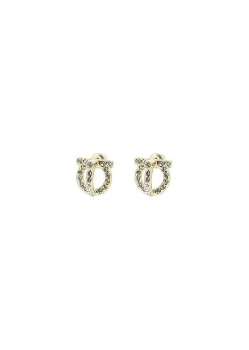 FERRAGAMO "Gancini Crystals" earrings