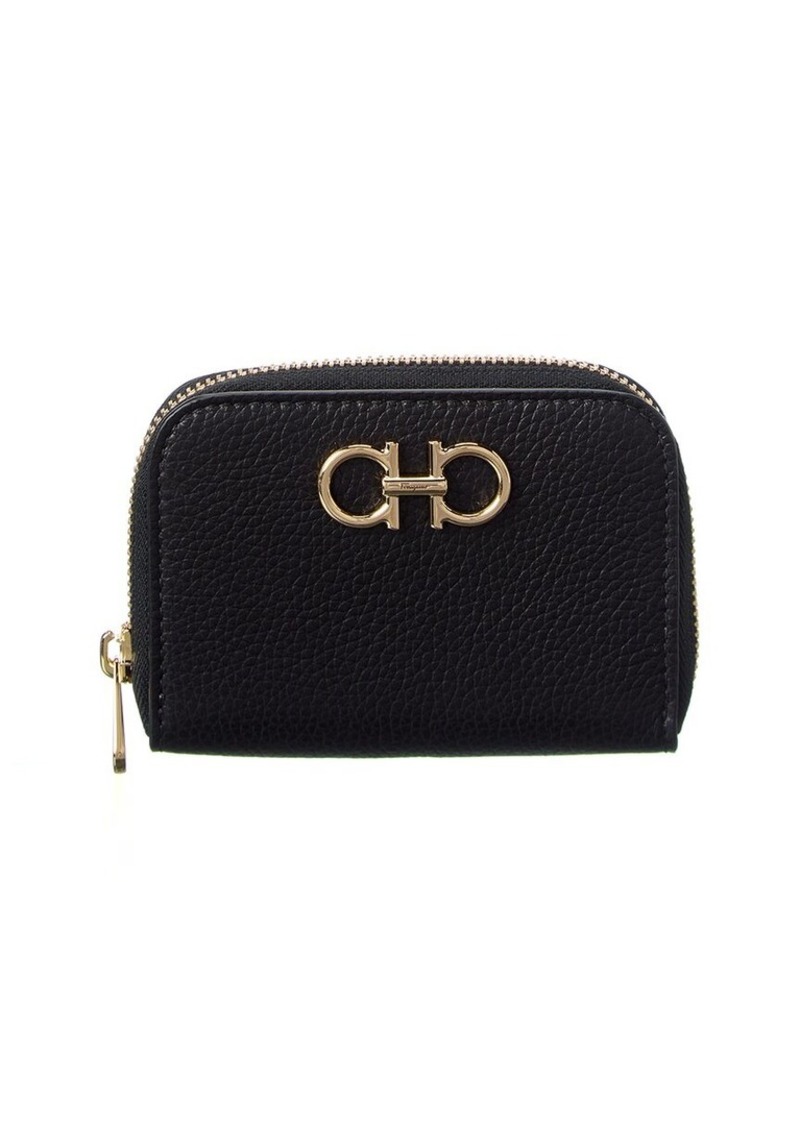 Ferragamo Gancini Leather Coin Purse