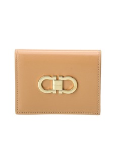Ferragamo Gancini Leather Compact Wallet