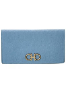 Ferragamo Gancini Leather Continental Wallet