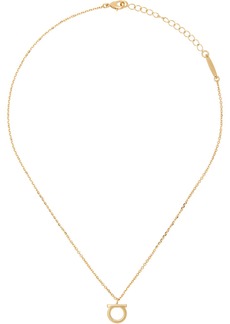 Ferragamo Gold Large Gancini Necklace