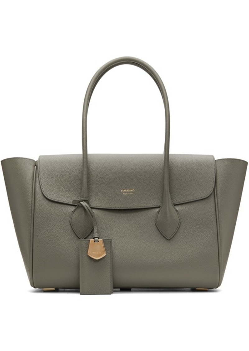 Ferragamo Gray East-West Bag