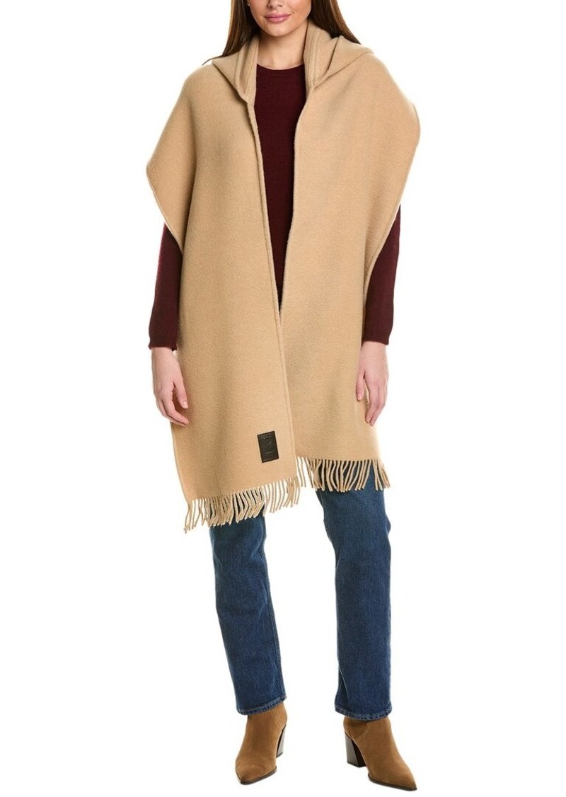 Ferragamo Hooded Wool & Cashmere-Blend Stole