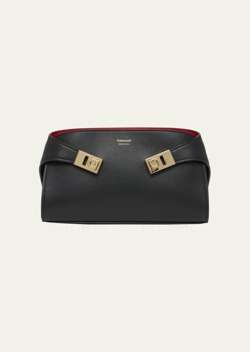 Ferragamo Hug Colorblock Leather Crossbody Bag