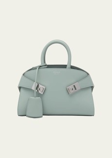 Ferragamo Hug Small Gancini Leather Top-Handle Bag