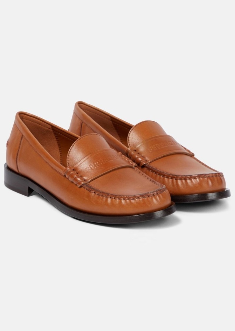 Ferragamo Irina leather loafers