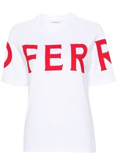 FERRAGAMO Logo cotton t-shirt
