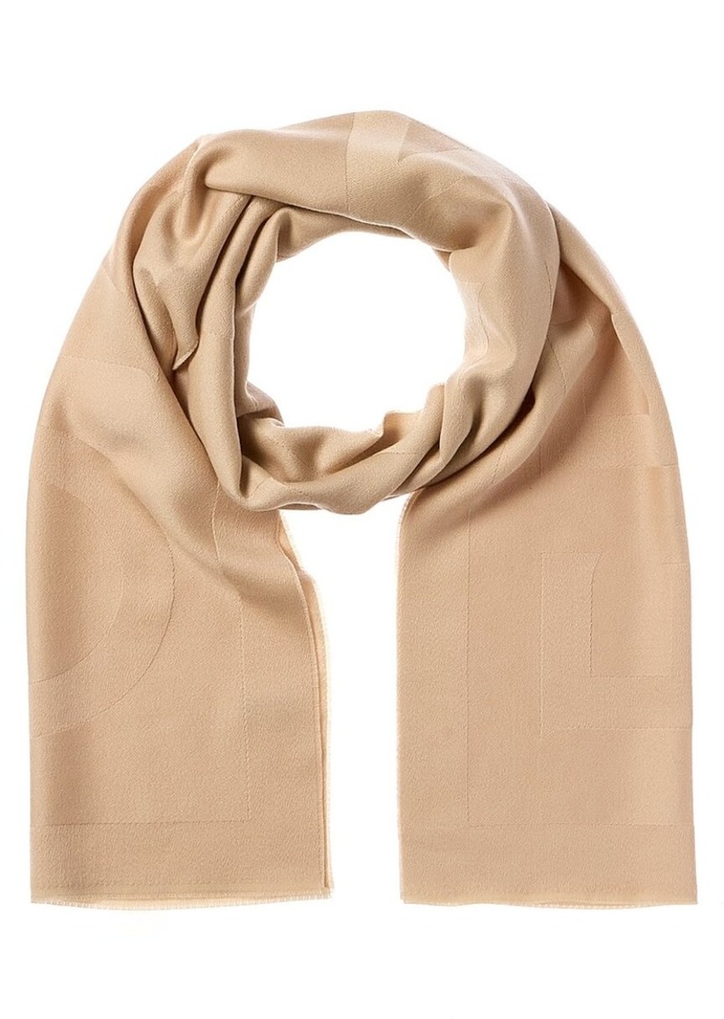 Ferragamo Logo Wool Scarf