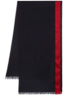 FERRAGAMO Logoed wool scarf