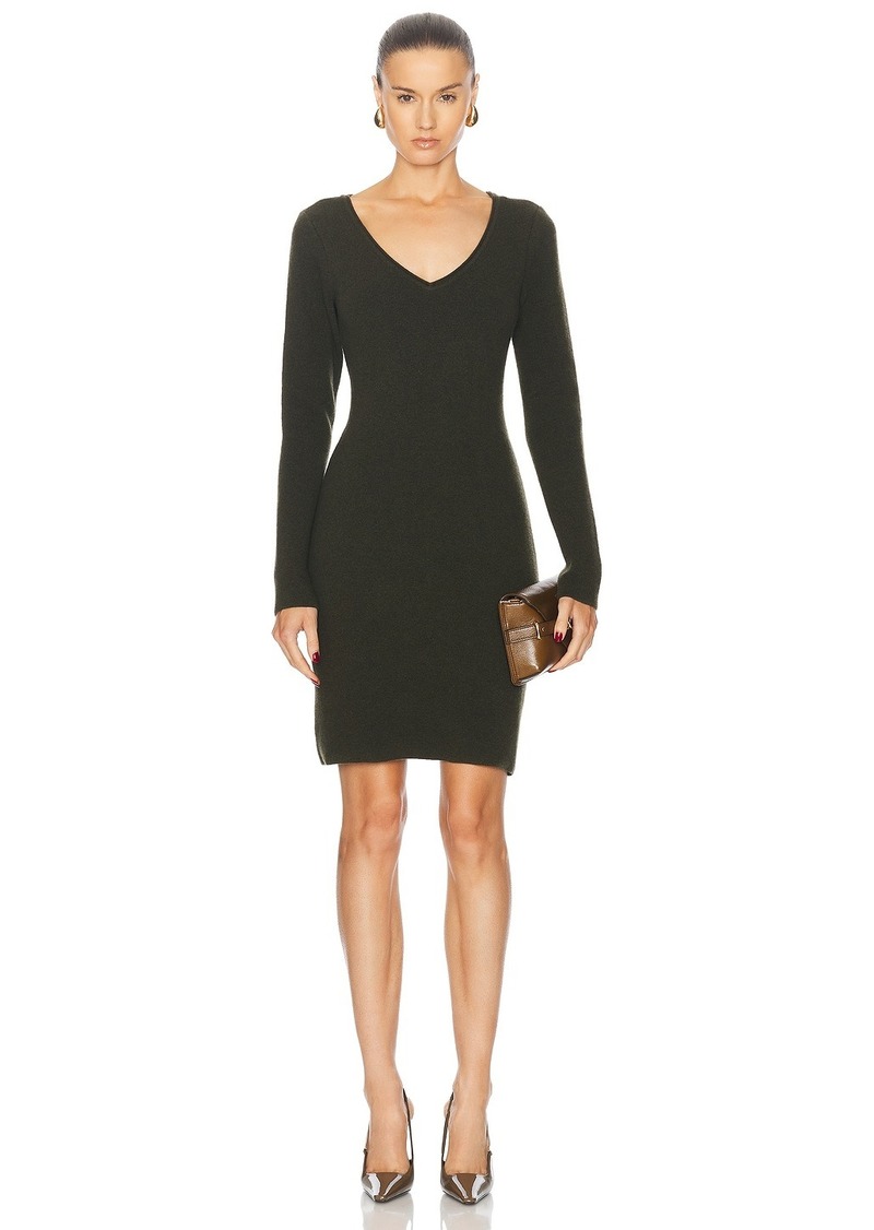 Ferragamo Long Sleeve Sweater Dress