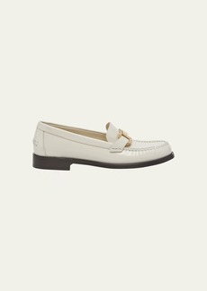 FERRAGAMO Maryan Patent Gancini Bit Loafers