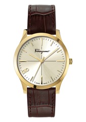 Ferragamo Men's 40mm Gold Quartz Watch
