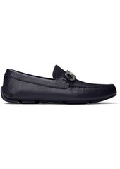 Ferragamo Navy Gancini Ornament Loafers