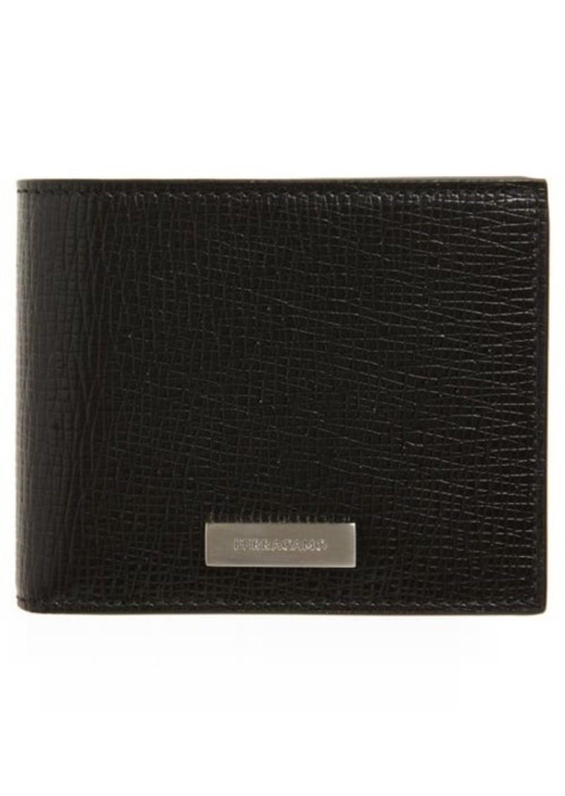FERRAGAMO New Revival Leather Bifold Wallet
