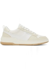 Ferragamo Off-White Low Cut Sneakers