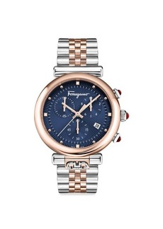 Ferragamo Ora 40MM Stainless Steel Chronograph Watch