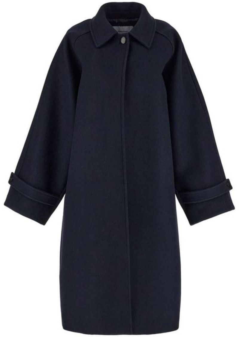 FERRAGAMO Oversized wool single-breasted coat