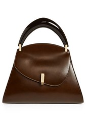 FERRAGAMO Prism Leather Top-Handle Bag