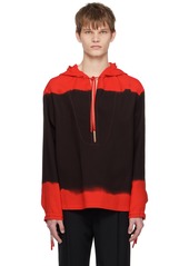 Ferragamo Red & Purple Drawstring Hoodie