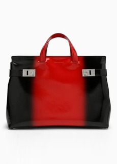 Ferragamo Red/black shaded tote bag