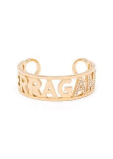 Ferragamo rhinestone-embellished cuff bracelet