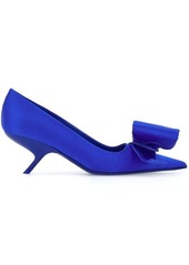 FERRAGAMO Soft Bow leather pumps