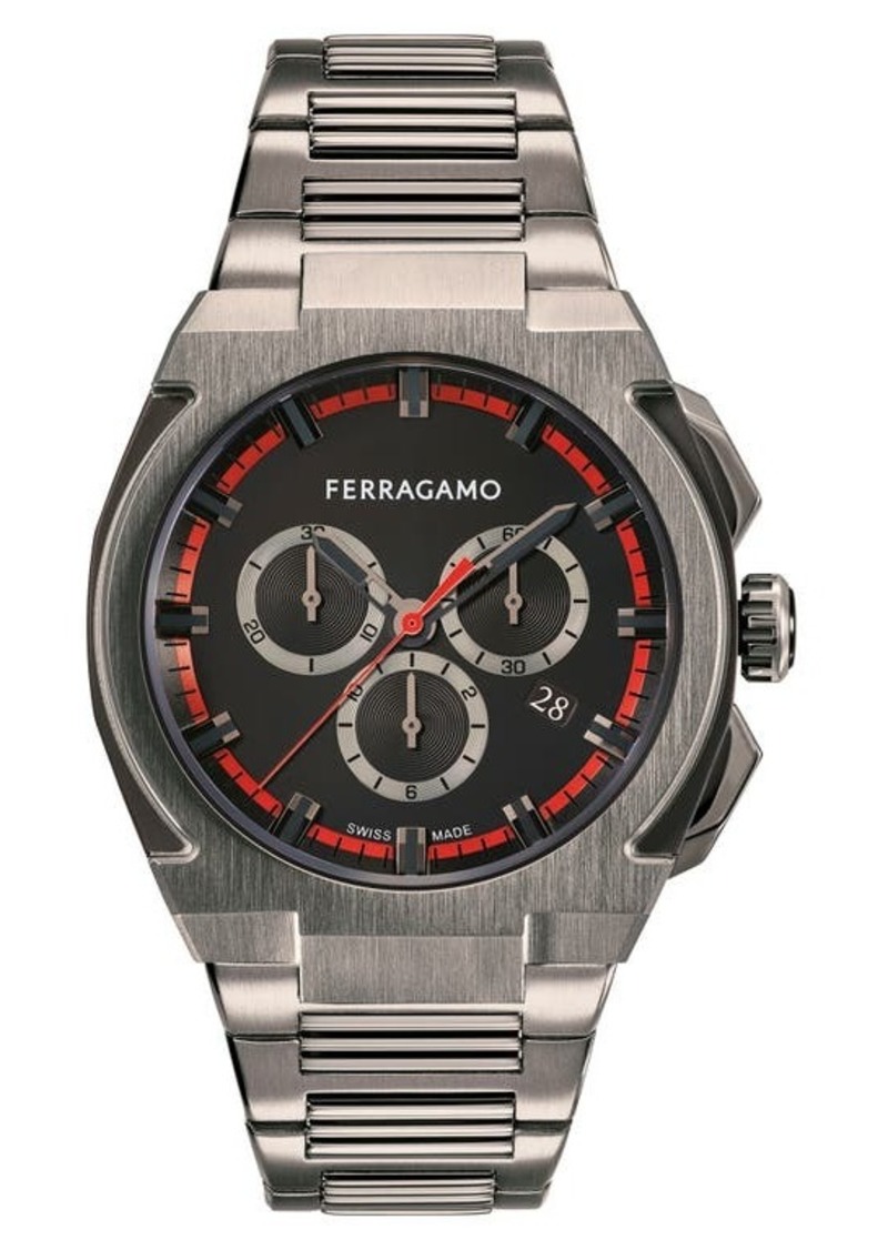 FERRAGAMO Supreme Chronograph Bracelet Watch