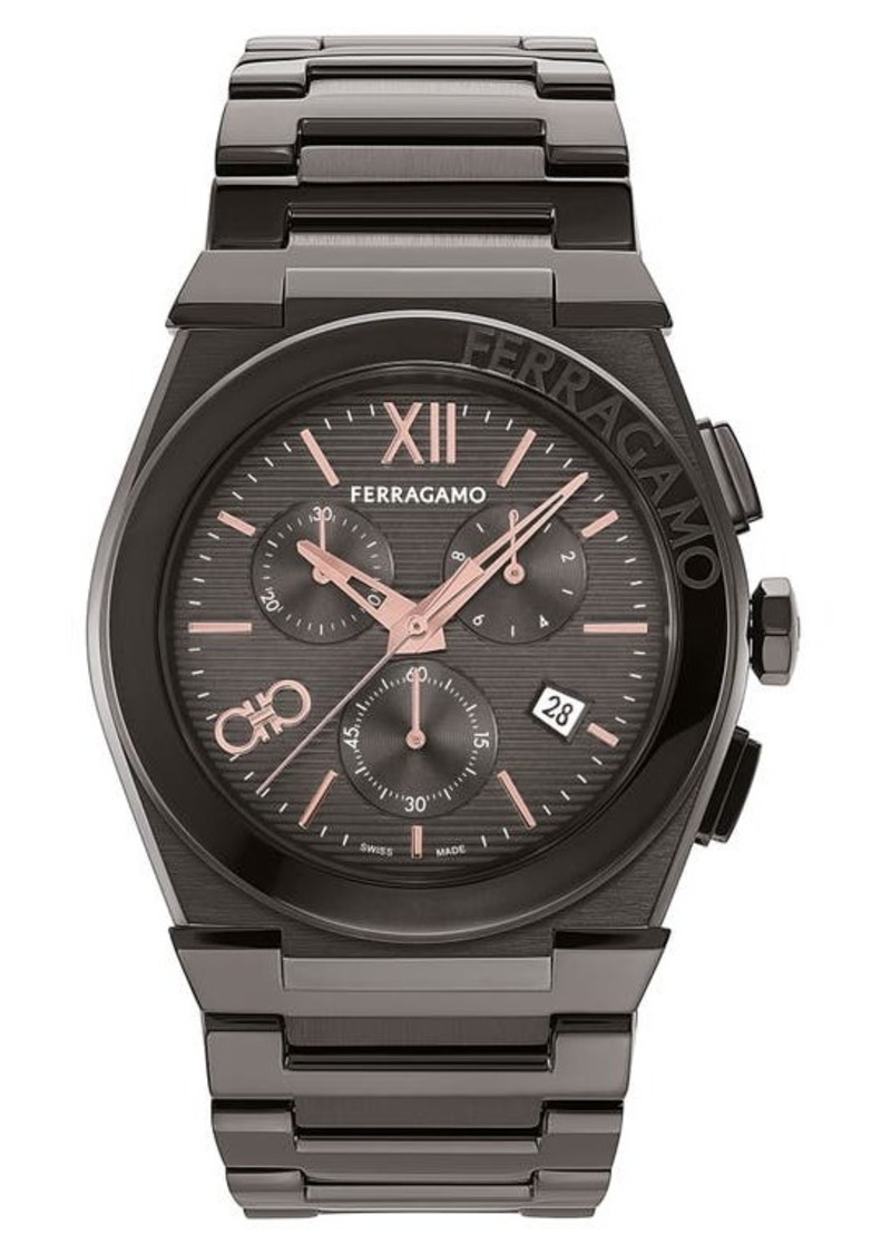FERRAGAMO Vega Chronograph Bracelet Watch