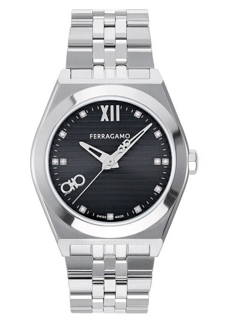 FERRAGAMO Vega New Diamond Bracelet Watch