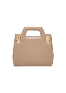 FERRAGAMO Wanda mini leathr top-handle bag
