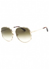 Ferragamo Women's 61 mm Gold Tortoise Sunglasses