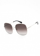 Ferragamo Women's SF300S-041 Fashion 59mm Silver Sunglasses