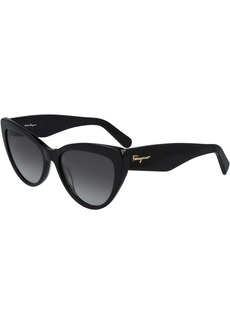 Ferragamo Women's SF930S-001 Fashion 56mm Black Sunglasses