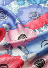 Ferragamo Fo Anemoni Silk Foulard Scarf