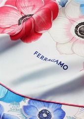 Ferragamo Fo Anemoni Silk Foulard Scarf