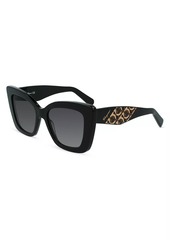 Ferragamo Gancini 52MM Butterfly Sunglasses