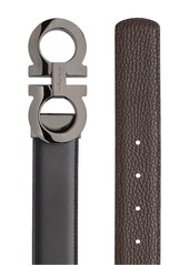 Ferragamo Gancini buckle leather belt