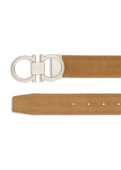 Ferragamo Gancini-buckle leather belt