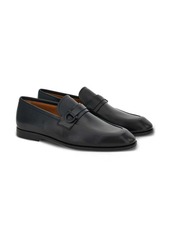 Ferragamo Gancini-buckle leather loafers