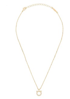 Ferragamo Gancini crystals necklace