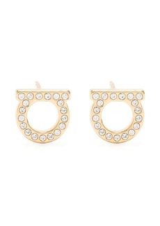 Ferragamo Gancini embellished earrings