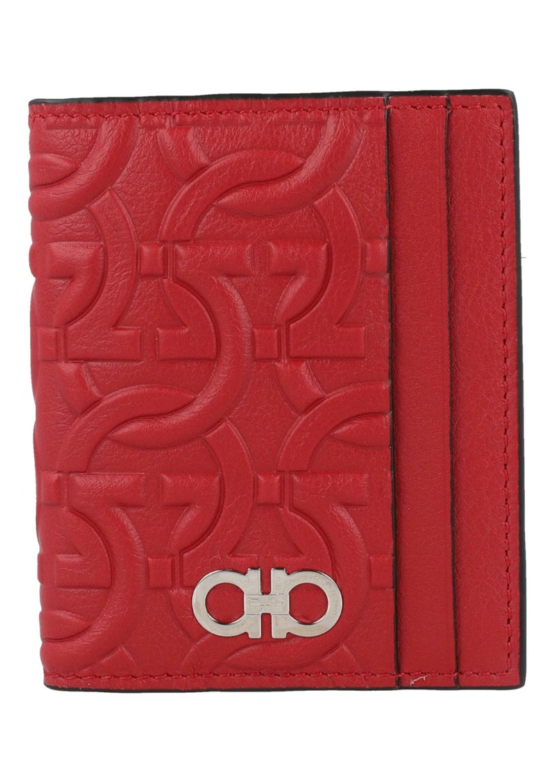 Ferragamo Gancini Embossed Wallet